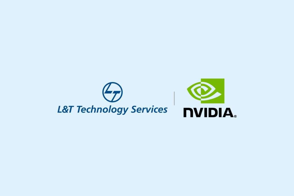 L&T Technology Services and NVIDIA Logo
