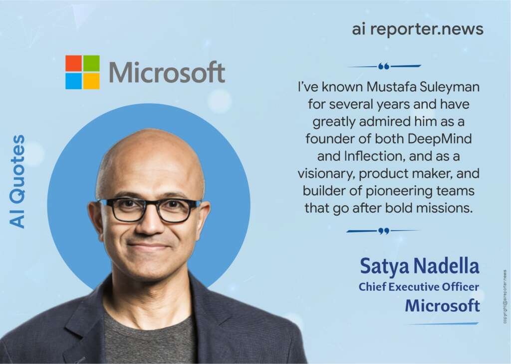 
I’ve known Mustafa for several years and have greatly admired him as a founder of both DeepMind and Inflection, and as a visionary, product maker, and builder of pioneering teams that go after bold missions. - Mustafa Suleyman, EVP and CEO - Microsoft AI
