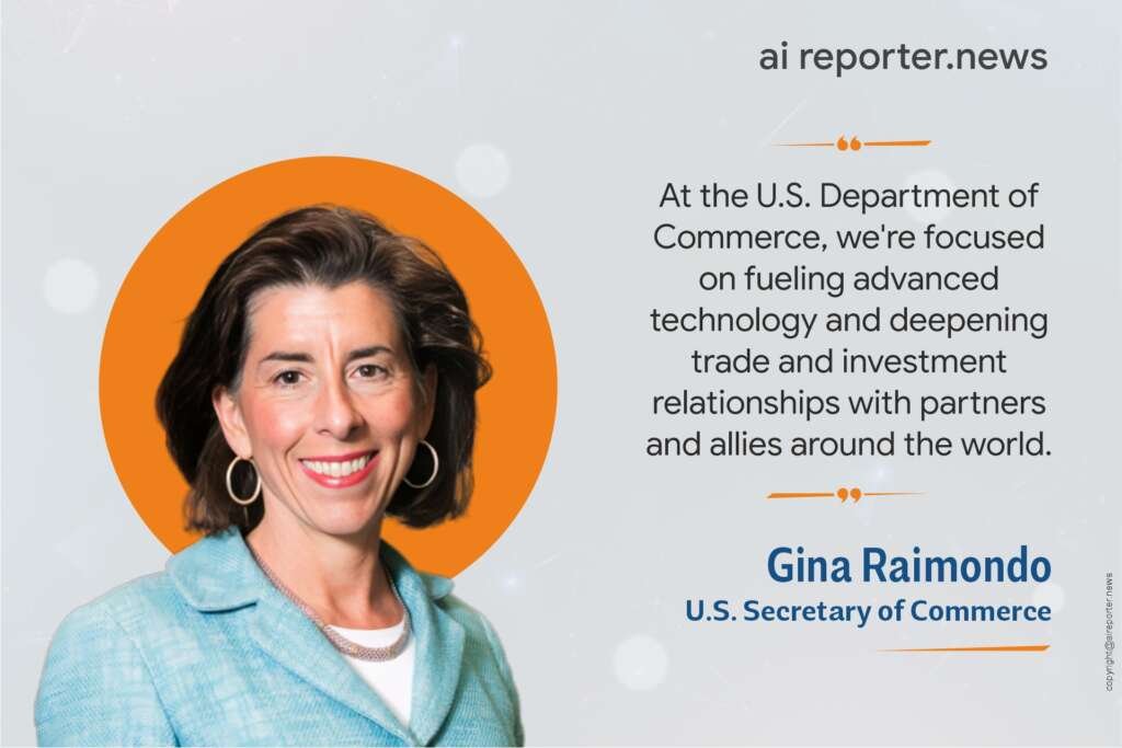 Gina Raimondo U.S. Secretary of Commerce. Image: AI Reporter. I am grateful to the consortium members for joining in this effort to confront the new workforce needs that are arising in the wake of AI’s rapid development. This work will help provide unprecedented insight on the specific skill needs for these jobs.