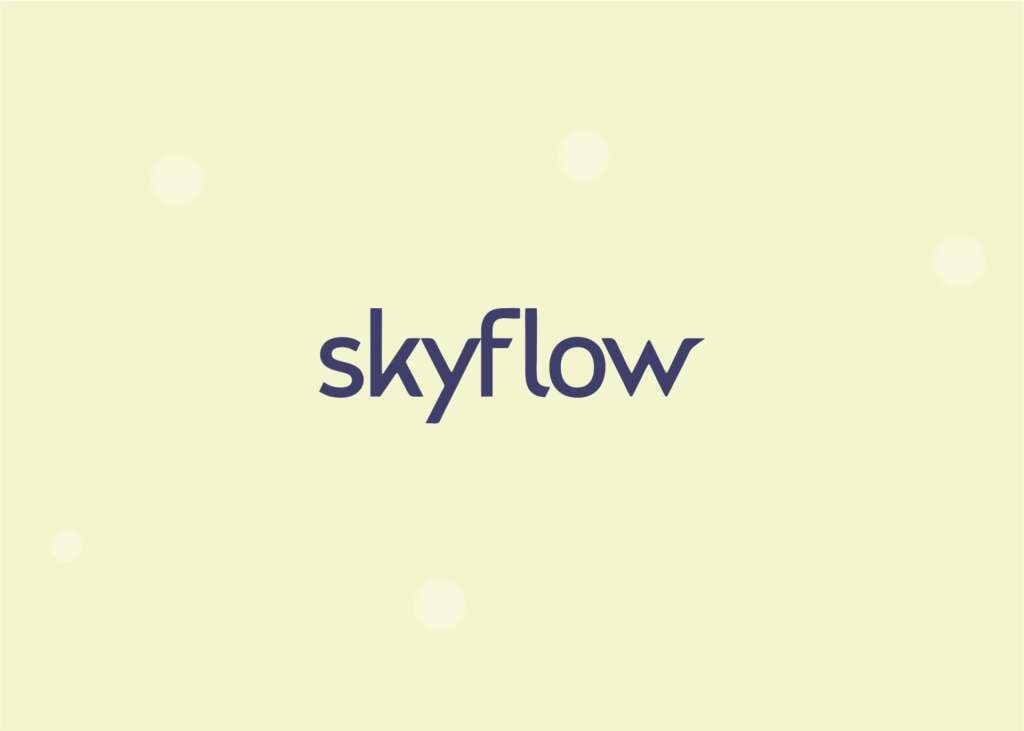 Logo of Skyflow.